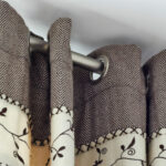how to fit a curtain pole