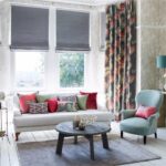 bay window curtains and blinds